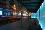 2009-03-22, Marzo, A Coruña, Plaza de Pontevedra, Bus, Rojo, Azul