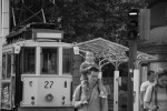 2009-07-15. A Coruña, Tranvía en el Paseo Marítimo en la zona de las Esclavas
