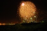 2009-08-08. A Coruña, Ensenada del Orzán. Fuegos artificiales