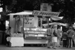 2009-08-04. A Coruña. Jardines de Méndez Núñez, Agosto, Blanco, Negro
