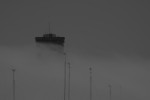 2009-08-18. Agosto. A Coruña, Niebla, Gris, Blanco, Negro, Tejados