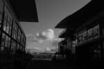 2009-09-20, Septiembre, A Coruña, Blanco, Negro, Centro de Ocio, Puerto, Mar