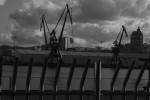 2009, Septiembre, A Coruña, Blanco, Negro, Centro de Ocio, Puerto, Mar