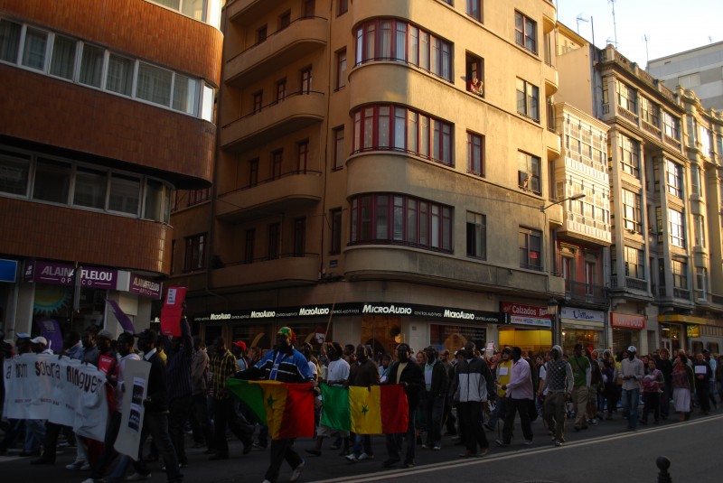 2009, Octubre, A Coruña, San Andrés, Derechos, Personas, Manifestación