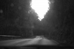 2009, Octubre, Ferrol, Praia de Doniños, Blanco, Negro, Carretera, Asfalto