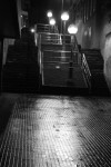 2009-11-17, Noviembre, A Coruña, Zalaeta, Blanco, Negro, Escaleras