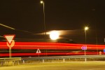 2009-12-05, León, Autopista, Luna, Coches, Noche