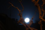 2009-12-31, A Coruña, Noche, Luna, Blanco, Negro, Azul