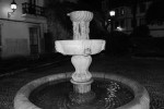 2010-02-01, Febrero, A Coruña, Ciudad Vieja, Fuente, Agua, Piedra, Blanco, Negro