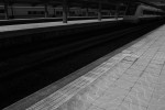 2010-03-13, Marzo, Vigo, Estación de tren, Tren, Blanco, Negro