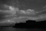 2010-03-31, Marzo, A Coruña, Blanco, Negro, Castillo de San Antón, Mar