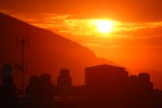 2010-04-17, A Coruña, Abril, Monte de San Pedro, Puesta de Sol, Naranja, Amarillo