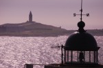20100517, Mayo, A Coruña, Mera, Faro, Torre de Hércules, Azul, Negro
