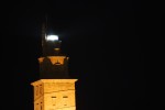 2010-06-21, A Coruña, Torre de Hércules, Negro, Amarillo, Noche