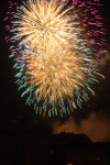 2010-01-05, A Coruña, Fuegos artificiales, Noches, Negro, Amarillo, Azul, Violeta, Rosa, Naranja