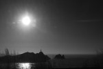 2010-07-11, Julio, A Coruña, Cabo Vilano, Blanco, Negro, Mar