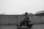 2010-07-11, Julio, A Coruña, Cambre, Vespa, Blanco, Negro