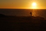 2010-07-05, Julio, A Coruña, Torre de Hércules, Negro, Amarillo, Marrón, Mar