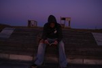 2010-07-05, Julio, A Coruña, Torre de Hércules, Azul, Violeta