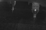 2010-11-21, A Coruña, Plaza de María Pita, Blanco, Negro, Charco, Arquitectura