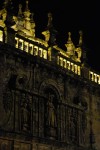 2011-02-11, Febrero, Santiago de Compostela, Catedral, Iglesia, Negro, Amarillo, Verde, Noche