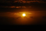 2011, Mayo, A Coruña, Naranja, Negro, Sol, Dorado, Mar, Nubes