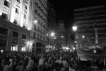 2011-05-20, A Coruña, Mayo, Manifestación, Democracia real, Blanco, Negro