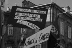 2011-06-19, Junio, A Coruña, Manifestación, Democracia Real, Azul, Blanco, Negro
