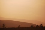 2011-07-03, Julio, Ourense, Atardecer, Naranja, Negro, Sol, Dorado