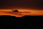 2012-01-30, Enero, A Coruña, Cielo, Mar, Helicóptero, Negro, Orzán, Naranja, Nubes, Paseo Marítimo, Rescate