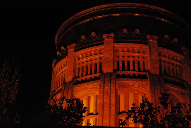 2014-09-16, Septiembre, Madrid, Chamberí,  Canal , Arquitectura, Naranja, Negro, Noches